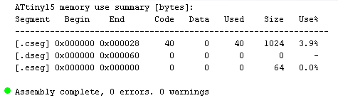 Маленький Hello World для маленького микроконтроллера — в 24 байта (и чужое решение в 12 байт) image