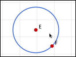 sketchometry — динамическая геометрия в браузере Окружность по центру и точке