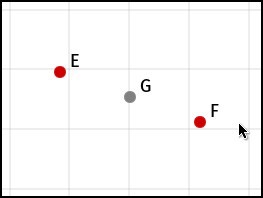 sketchometry — динамическая геометрия в браузере Средняя точка