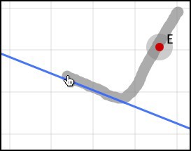 sketchometry — динамическая геометрия в браузере Жест Перпендикулярная прямая через свободную