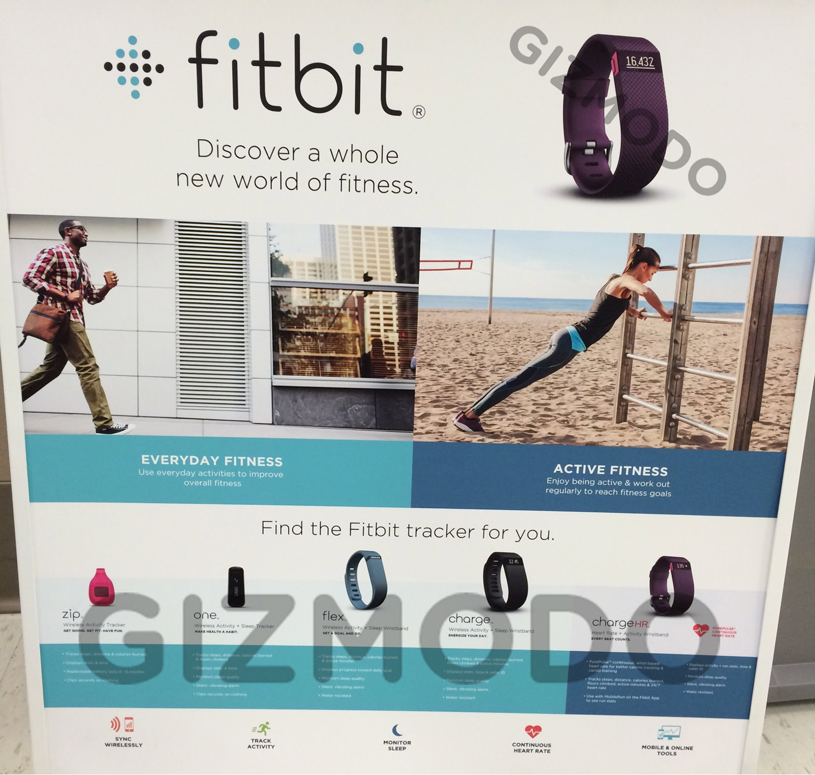 Компания Fitbit готовится к запуску нового браслета — Fitbit Charge Компания Fitbit готовится к запуску нового браслета — Fitbit Charge