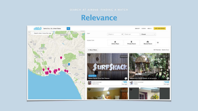 Поисковые технологии в Airbnb