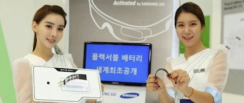 Презентация гибкой батареи для носимой электроники от Samsung