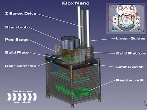 Презентация миниатюрного и малобюджетного 3D принтера от iBox Nano