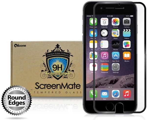 Закаленное стекло iloome ScreenMate призвано защищать экраны смартфонов Apple iPhone 6 и iPhone 6 Plus