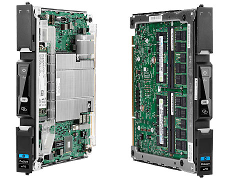 Одновременно представлена модель HP Moonshot ProLiant m350 на процессорах Intel Atom C2730