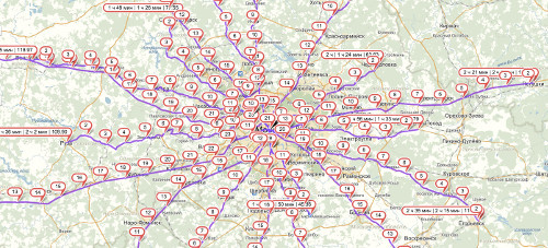 Московская область под Пробкоскопом