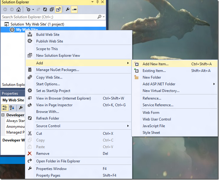Visual Studio Express – отличный бесплатный инструмент для веб разработки Visual Studio Express – отличный бесплатный инструмент для веб разработки