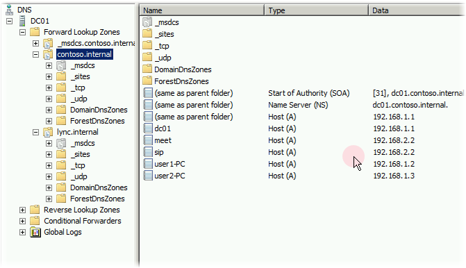 Установка Lync 2013 в ресурсном лесе