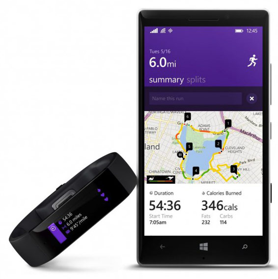 Умный браслет Microsoft Band стоит $199