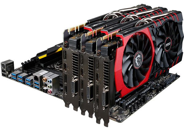 На плате MSI X99S MPower есть восемь слотов для модулей памяти DDR4 и четыре слота PCI Express 3.0 x16