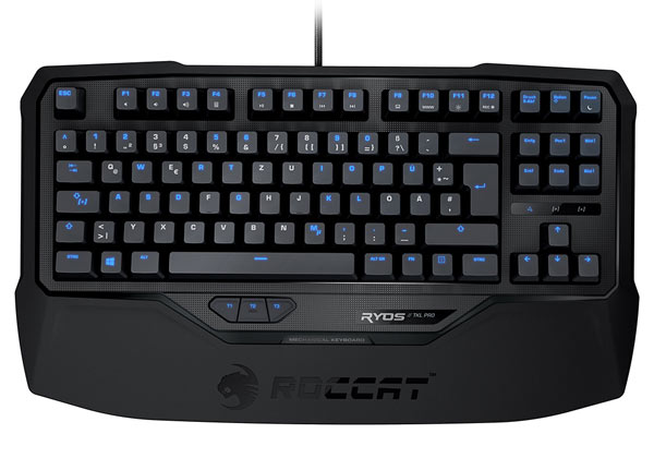 К компьютеру клавиатура Roccat Ryos TKL Pro подключается по интерфейсу USB