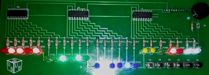 Бинарные часы с будильником и таймером на Arduino Uno