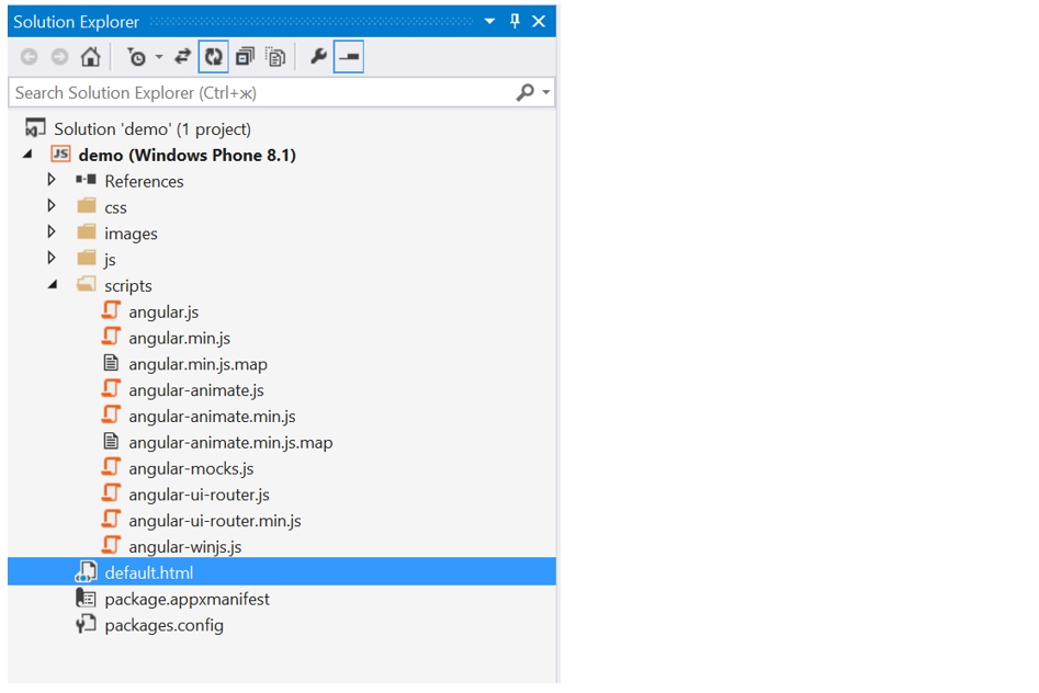 Используем AngularJS в Windows Phone 8.1 приложениях Используем AngularJS в Windows Phone 8.1 приложениях