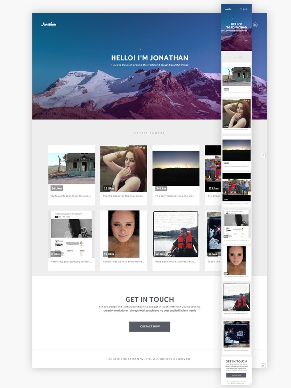 Создаем портфолио на основе фотографий из Instagram Создаем портфолио на основе фотографий из Instagram