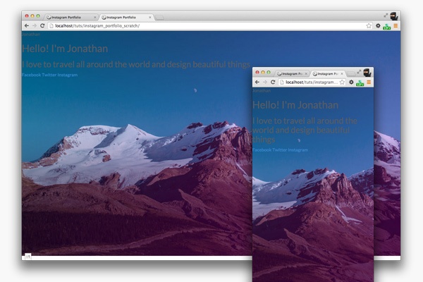 Создаем портфолио на основе фотографий из Instagram Создаем портфолио на основе фотографий из Instagram