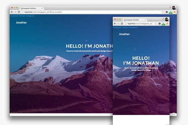 Создаем портфолио на основе фотографий из Instagram Создаем портфолио на основе фотографий из Instagram