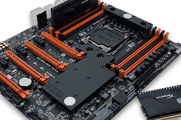 Компания EK Water Blocks выпустила водоблоки для системных плат серии Gigabyte X99