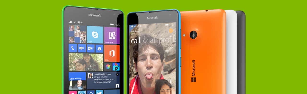 Lumia 535 — первый смартфон Microsoft Lumia