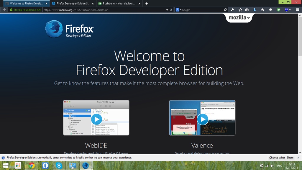 FF Developer Edition