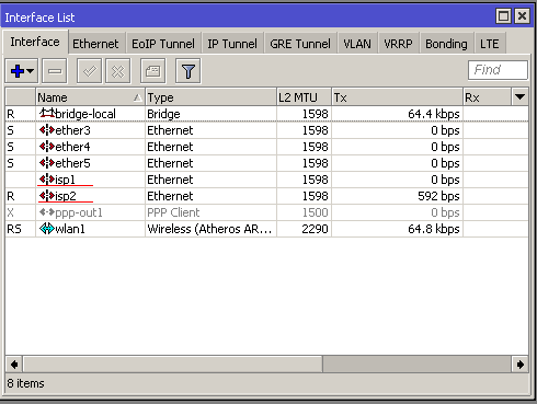 Mikrotik автоматическое переключение на резервный канал для динамического ip адреса (выдаваемого по DHCP) Mikrotik автоматическое переключение на резервный канал для динамического ip адреса (выдаваемого по DHCP)