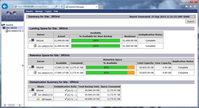 Обзор системы хранения резервных копий ExaGrid EX21000E — тест с Veeam Backup & Replication Обзор системы хранения резервных копий ExaGrid EX21000E — тест с Veeam Backup & Replication