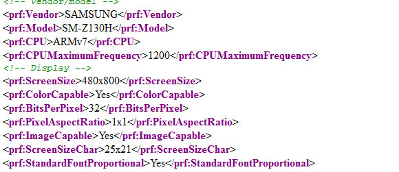Смартфон Samsung SM Z130H с ОС Tizen 2.3 оснастят дисплеем разрешением 800 х 480 точек Samsung SM-Z130H Tizen