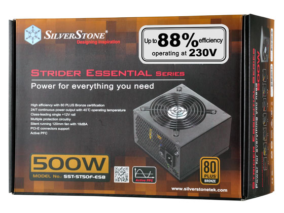 Серию блоков питания SilverStone Strider Essential пополнили модели ST50F-ESB и ST40F-ESB