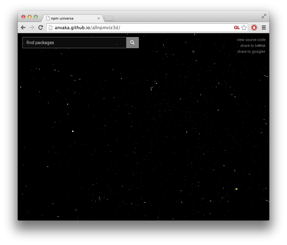 Вселенная npm - 2 астероиды