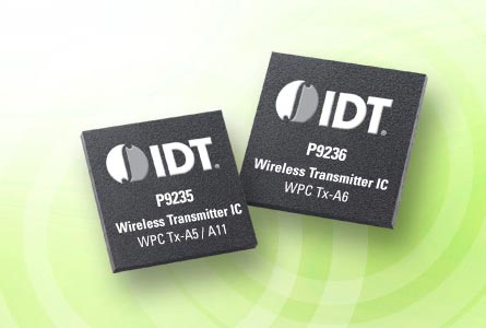 Передатчики беспроводного питания IDT P923x характеризуются высокой степенью интеграции