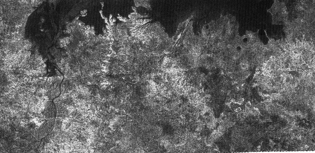 Реки и прибрежная зона на Титане