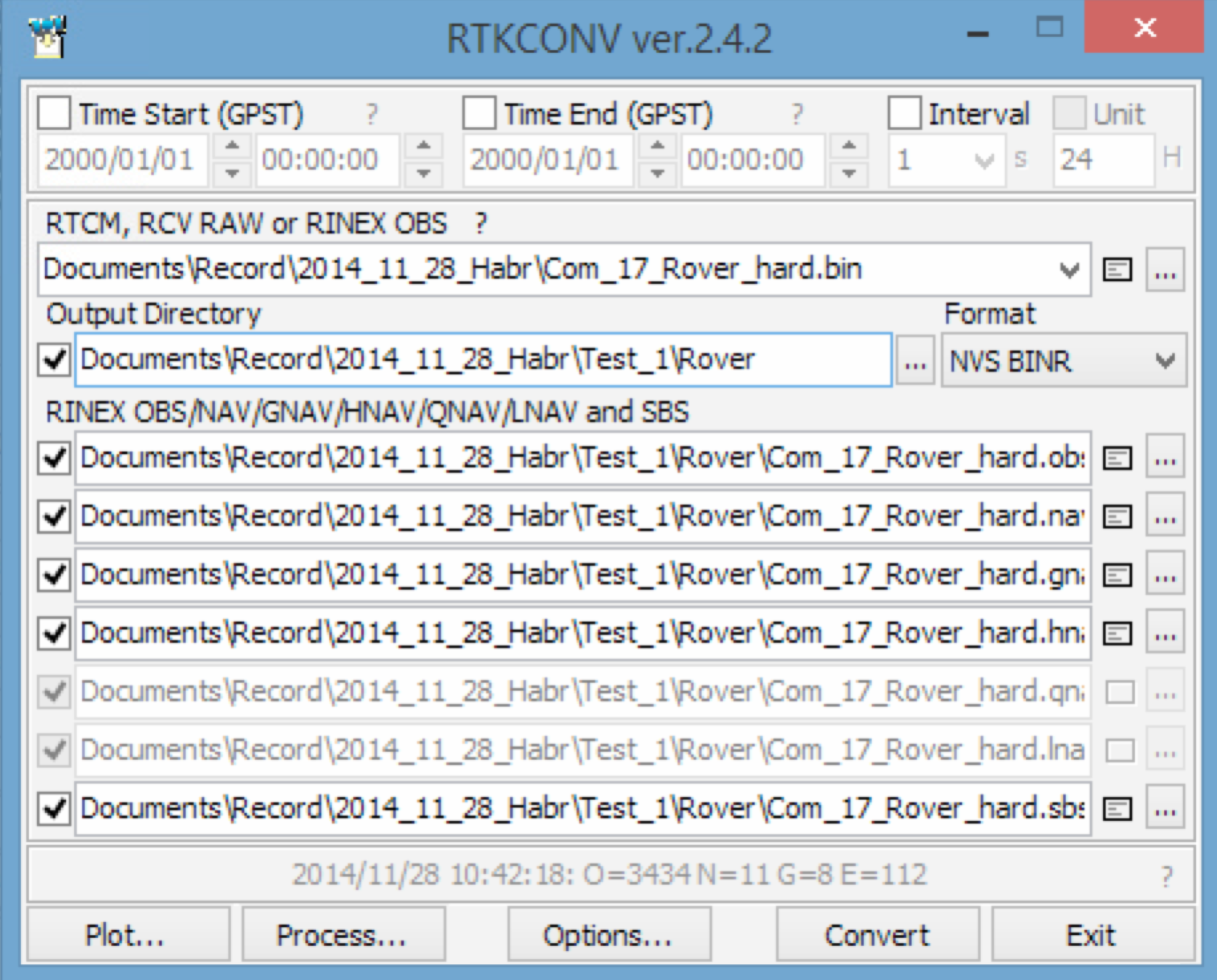 RTKLib – Сантиметровая точность GPS-ГЛОНАСС в пост-обработке - 4 RTKLib – Сантиметровая точность GPS-ГЛОНАСС в пост-обработке - 4