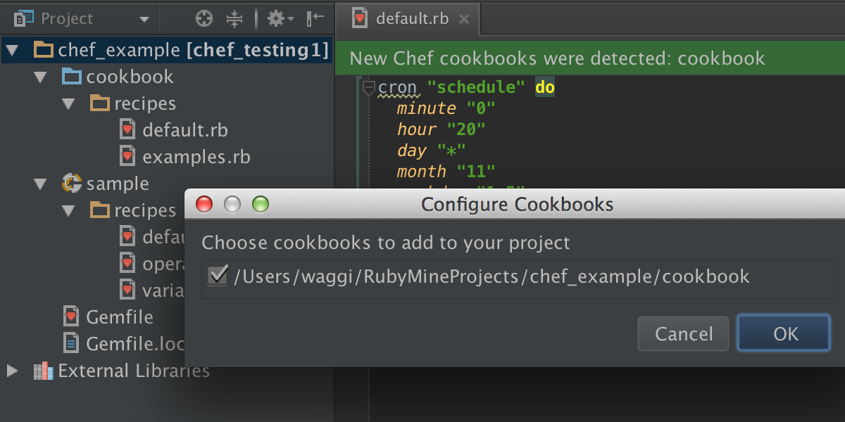 Новая версия RubyMine: Chef, Puppet, EditorConfig и многое другое - 2