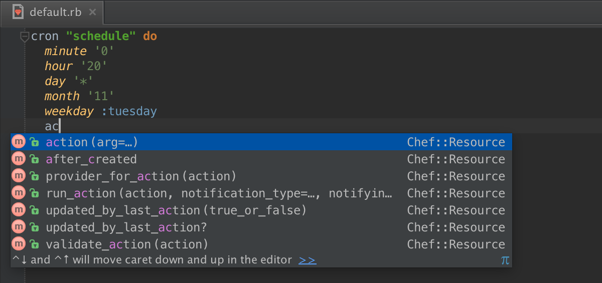 Новая версия RubyMine: Chef, Puppet, EditorConfig и многое другое - 4