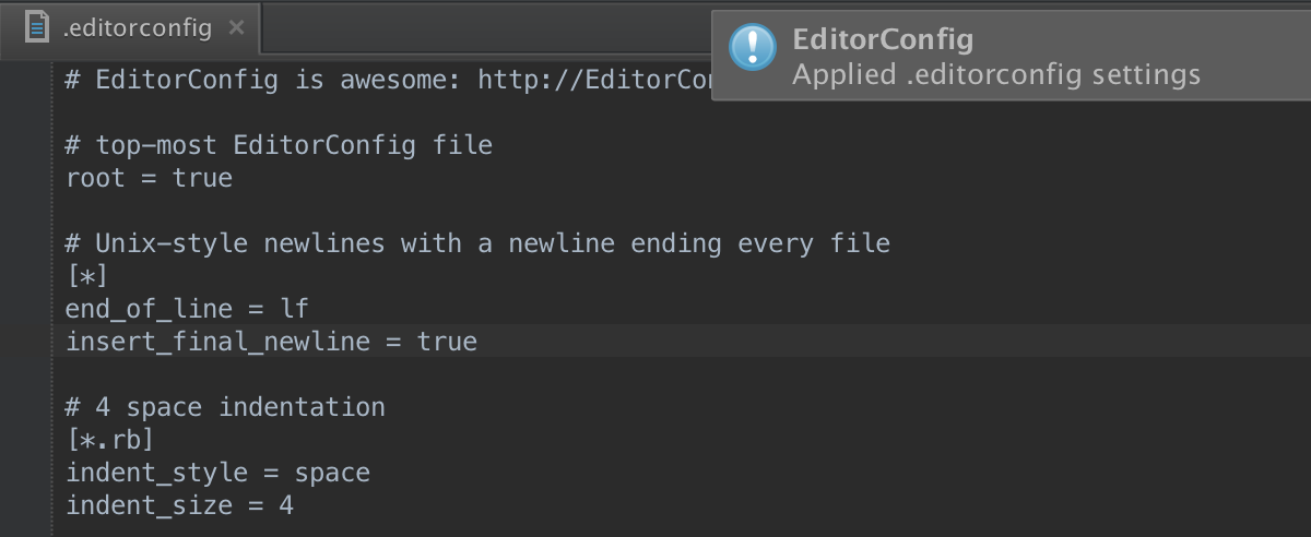 Новая версия RubyMine: Chef, Puppet, EditorConfig и многое другое - 9