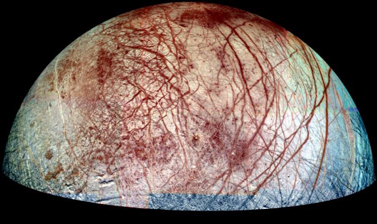 NASA представило обновленное изображение Европы, спутника Юпитера - 2