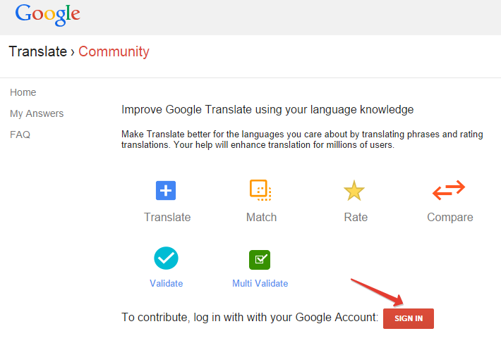 Учимся работать с новым Google Translate Community - 1