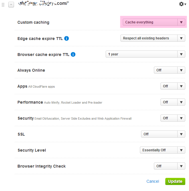 CloudFlare + nginx=кешируем всё на бесплатном плане - 2