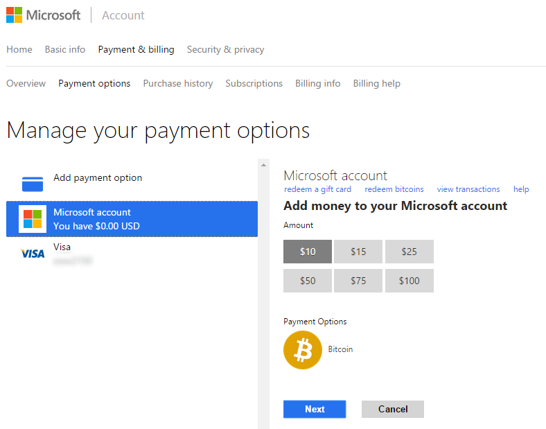 Теперь Microsoft принимает к оплате биткоины - 1