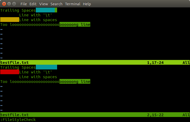 Vim FileStyle: проверяем открытый файл на соответствие настройкам Vim - 2