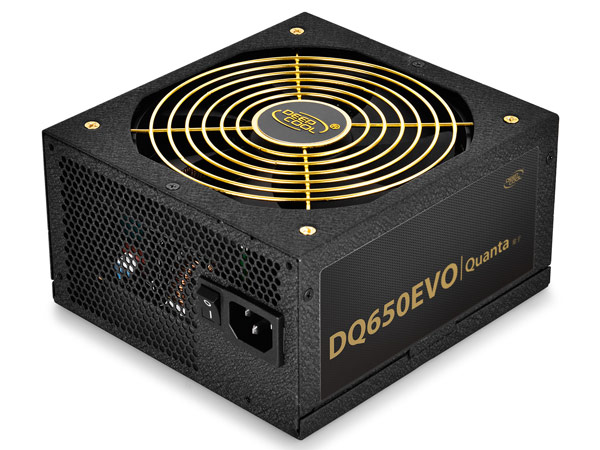 Блок питания DeepCool Quanta DQ650 EVO соответствует требованиям сертификата 80 Plus Gold