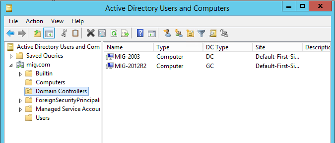 Миграция Windows Server 2003 на Windows Server 2012 R2: Active Directory - 23