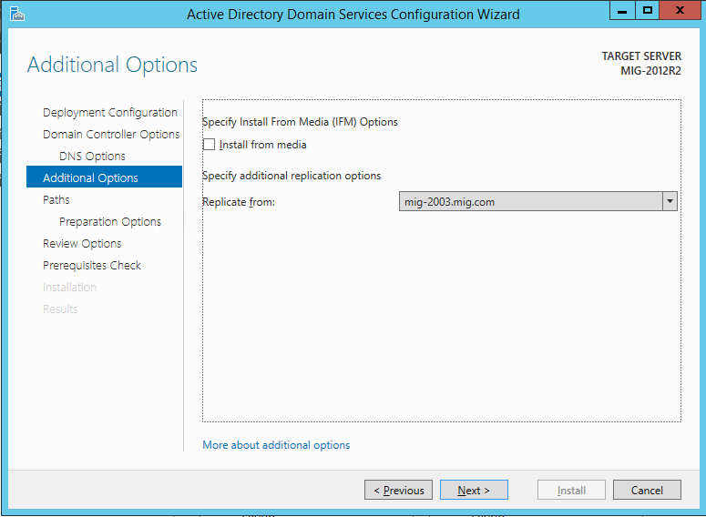 Миграция Windows Server 2003 на Windows Server 2012 R2: Active Directory - 9