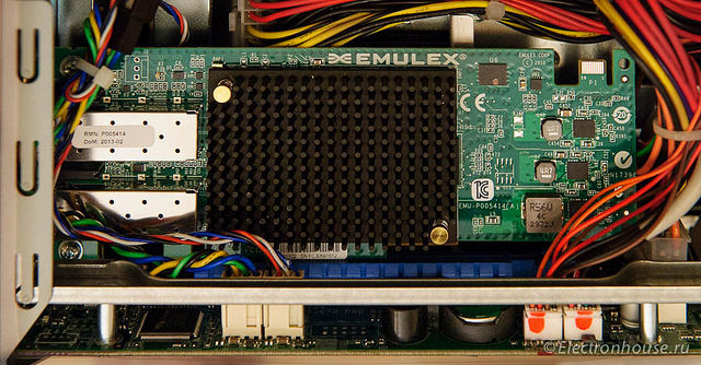 Система хранения медиа данных с 10G доступом - 2 Emulex 10G