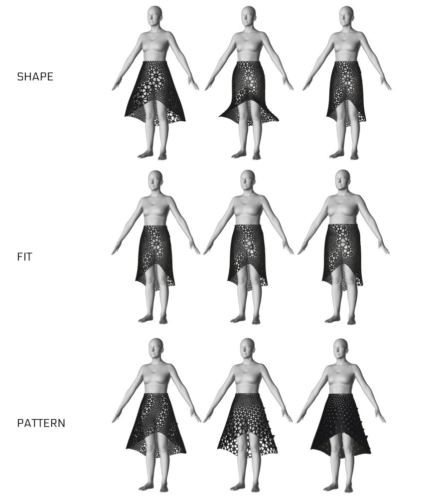 Дизайнеры из Nervous System напечатали на 3D-принтере полупрозрачное платье - 2