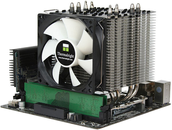 Процессорные охладители Thermalright Macho 90 и Silver Arrow ITX предназначены для небольших систем