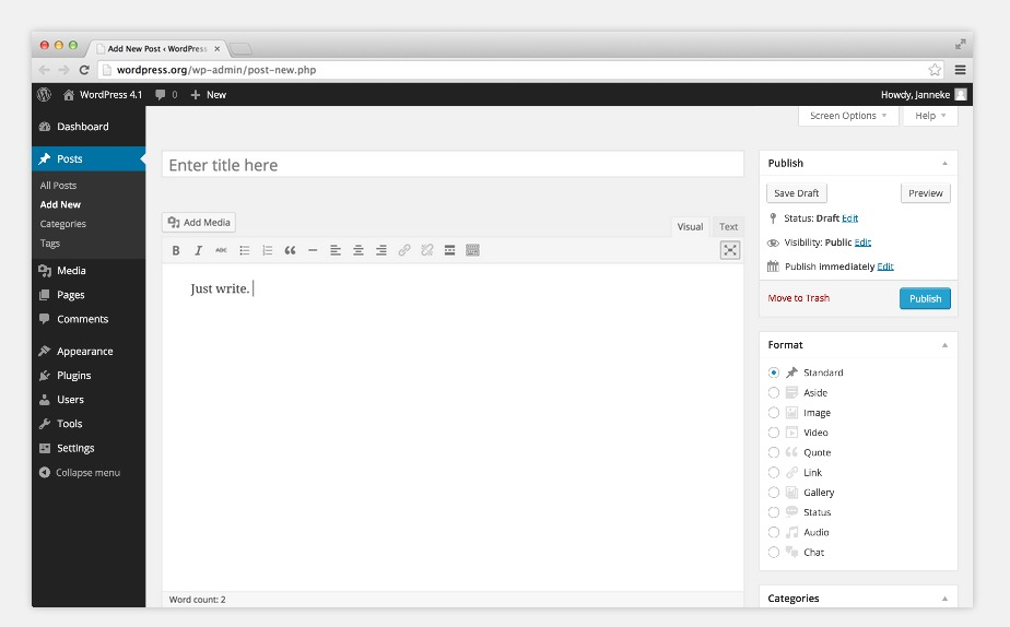 WordPress обновился до версии 4.1 - 6 image