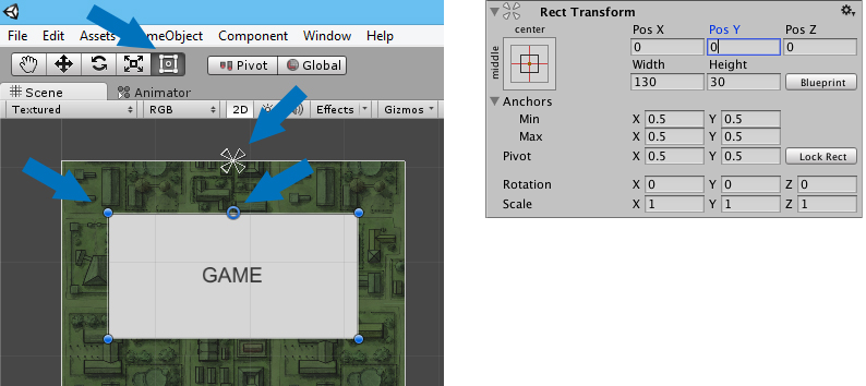 Краткий обзор нового Unity UI с примерами организации интерфейса - 2