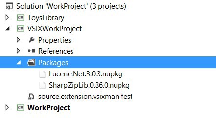 Создание шаблона проекта с ссылками на NuGet пакеты - 12