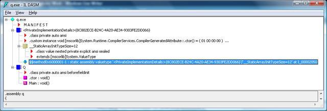C#: Внутреннее строение инициализаторов массивов - 2